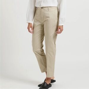 CLOSED Cotton ''Jack'' Cropped Pants in Cream size 27